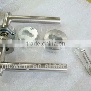 HL010 Stainless Steel Tube Lever Door Handle Hardware thumbnail-1