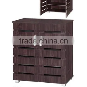 Modern Design Wooden Shoes Cabinet With 2 Doors thumbnail-1