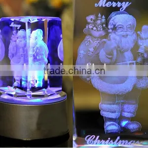 Christmas Gift Ornament Decor Crystal tr ee thumbnail-4