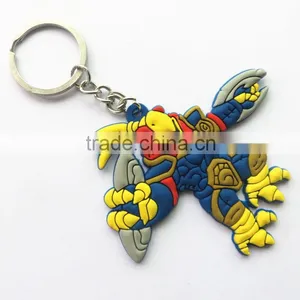 Wholesale Funny Animation Colorful Soft PVC Key Chain Fashion Brand Manufacture thumbnail-1