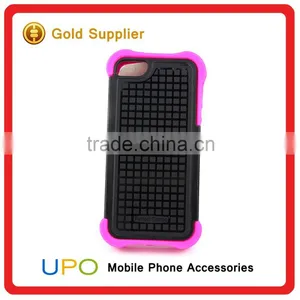 [UPO] High Quality Rubber Combo Armor Mobile Phone Cover Case for IPhone 5 With Kickstand thumbnail-5