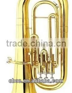 3 Valves Gold Lacquer Bb Euphonium Horn-EH801G thumbnail-1