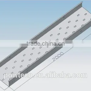 Hot Dip Galvanized Steel Perforated Cable Tray thumbnail-1