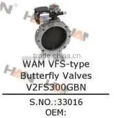 WAM VALVE VFS Type Butterfly Valves V2FS300GBN Concrete Batch Plant Accessories thumbnail-1