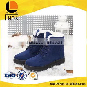 China Whosale Suede Leather Snow Boot thumbnail-3