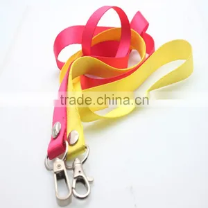 Manufacture 2016 Cheap Different Accessory Custom Printed Lanyard Hot Sale Silk Ribbon Carbine Hook Lanyard no Minimum Order thumbnail-6