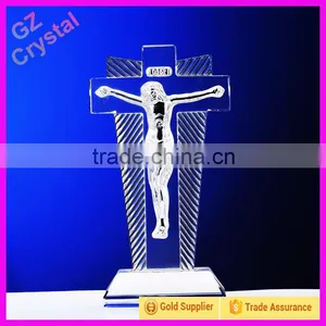 2015 Religious 3D Laser Crystal Cross Figurines thumbnail-6