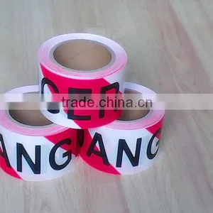 Hot Sales! Safety Warning Red/white Stripes Tape thumbnail-3