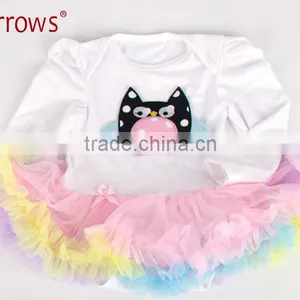LTZ008-E Toddler Girl Dresses Princess Costume 2016 Brand Kids Dress Girls Clothes Mickey Print Children Dress thumbnail-2