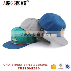 Cheap Flat Brim Custom 5 Panel Cap thumbnail-2