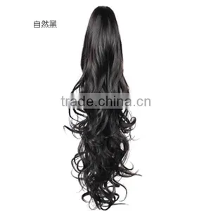 Wholesale Cheap Clip in Ponytail Synthetic Hair Extension thumbnail-3