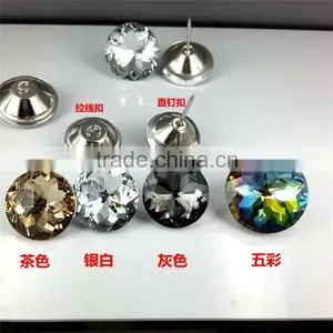Glass Crystal Button for Sofa Decoration thumbnail-6