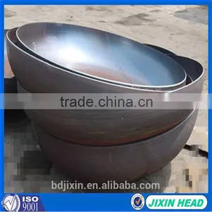 Hot Pressing Carbon Steel Pipe Fitting / Pipe Tube End Caps thumbnail-2