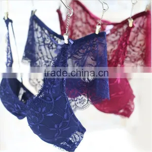 NEWEST Women A/B/C/D Cup Push Up Lace Bra Set Sexy V -Neck Plunge thumbnail-2