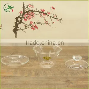 Heat-resistant Clear Glass Gaiwan Modern Sought-afterTeaware thumbnail-3