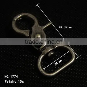Small Push Gate Dog Leash Snap Hook (1774) thumbnail-2