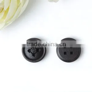 4 Holes Black Wooden Buttons thumbnail-1