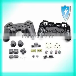 Full Housing Shell Case With Buttons for PS3 Wireless Controller (Black) thumbnail-1