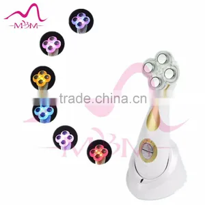 6 Colors LED Light Therapy, Professional Electric LED Mini Face Beauty Facial Massager thumbnail-1