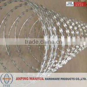 2015 Hot Sale Low Price Concertina Razor Barbed Wire Price ISO9001 Anping Factory thumbnail-1
