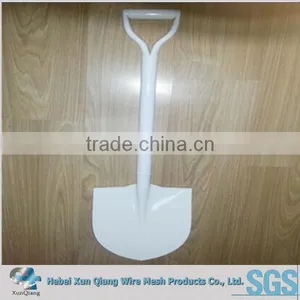 White Painted Spade Shovel thumbnail-1