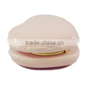 Heart Macaron Limoge Peach-colored Trinket Box thumbnail-1