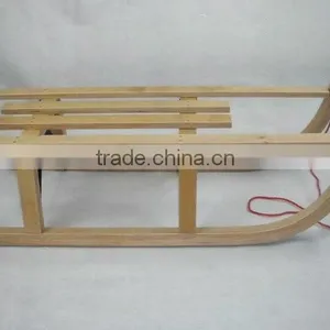 Foldable Wooden Snow Sled thumbnail-1