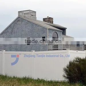 100% Vrigin Material 6' x 6' or 6' x 8' White PVC Fence Panel thumbnail-2