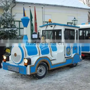 Suzhou Diesel Power Sightseeing Amusement Park Tourist Train Set thumbnail-1
