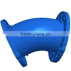 Ductile Iron Casting Pipe Bend With Flange thumbnail-2