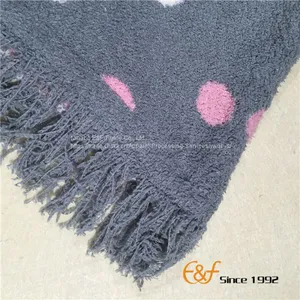 Lady Turtleneck Tassel Thick Pullover Sweater Cape thumbnail-3