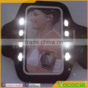 Sport Running Cycling Jogging Armband Arm Band Case Cover Skin With Key Holder and LED Light for IPhone 6 / 6S thumbnail-5