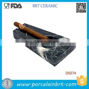 Marble Decorative Pattern Business Gift Ceramic Ashtray thumbnail-1