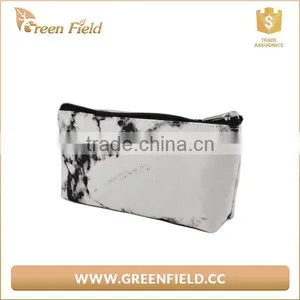 Waterproof Makeup Washable Organizer Storage Pouch Women Marble Paper Toiletry Travel Cosmetic Bag thumbnail-1