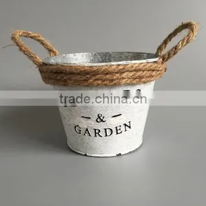 Decoration Garden Planters | Galvanized Pirnted Planters thumbnail-2