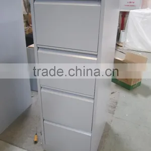 Steel Metal 4 Drawer Vertical Filing Cabinet File Box A4 Hanging Cabinet thumbnail-4