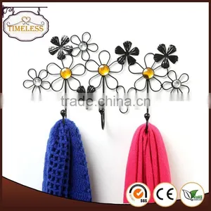 Beautiful Decorative Flower Design Metal Wire Hanger/wall Decor/Wall Hook thumbnail-1