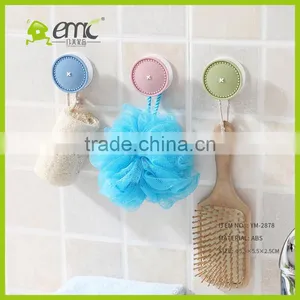 Plastic Wall Hooks, Plastic Adhesive Hooks for Household, Plastic Round Shape Hooks thumbnail-2