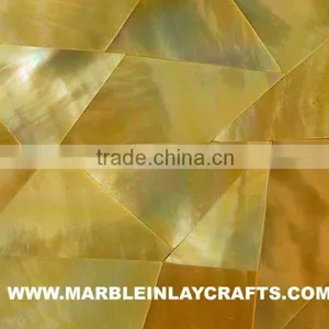 Mother Of Pearl Tile, Yellow Mother Of Pearl Tile thumbnail-1