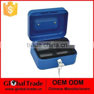 451506 Security Box Metal Safe Cash Storage Money Coins Lock Box thumbnail-1
