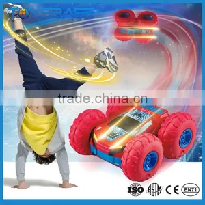 Roll Over Cars Remote Control Stable RC Car Jumping Tumbling 4WD Electric Toy Bounce Car With Tire Inflator Elektric Car thumbnail-2