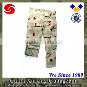 Color Fastness 4 to 5 Material Army Tactical Combat Military Pants Made in Guangzhou thumbnail-1