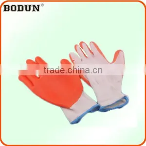 A1001 DKG-04 Colorful Rubber Palm and Fingertips Coated Nylon Gloves thumbnail-1