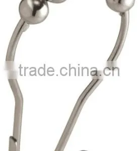 Hot in Amazon SS 304 Steel Shower Curtain Hooks thumbnail-1