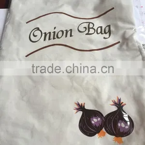 Cotton Zip Opening Keep Fresh Vegetable Fresher Onion Garlic Potato Storage Bag thumbnail-1