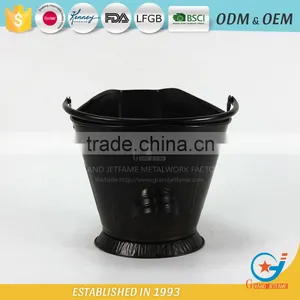 Metal Ash Can Scuttle Bucket Coal Scuttles thumbnail-1