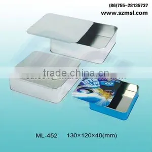 Metal Silde Tin Box of Size 130x120x40mm thumbnail-3
