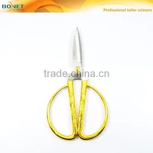 S11006 FDA Qualified 6-3/4" Zinc-Alloy Gold Handle Tailor Ribbon Scissors thumbnail-2