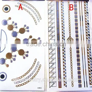 2016 New Design China Tattoo For Hands Custom Glitter Temporary Tattoo Sticker thumbnail-1