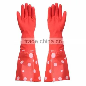 Extra Long Cleaning Dotted Gloves Dishwashing Household thumbnail-1